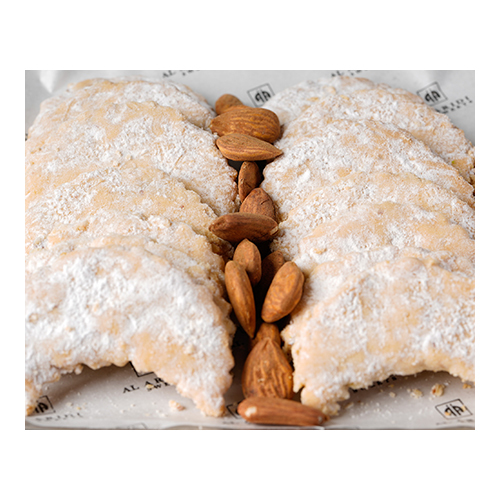 Lawzeye - Prepared from flour, butter, ground almonds and covered with a layer of fine sugar