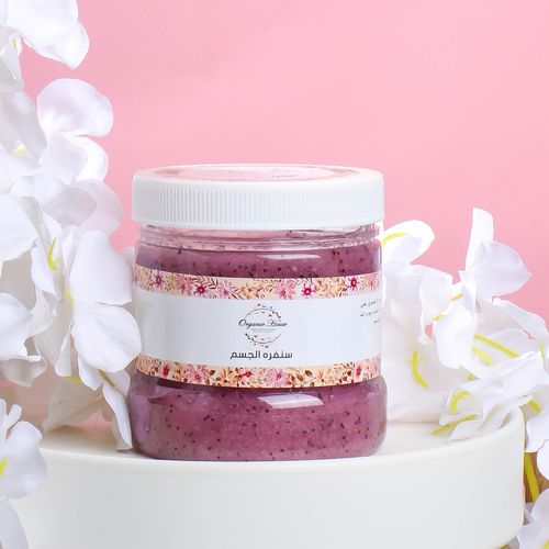 Poppy berry scrub - Scrub contains vitamin C and anthocyanins, which stimulates collagen, renews body cells, removes dead skin, opens the skin, and gives hydration to the body.