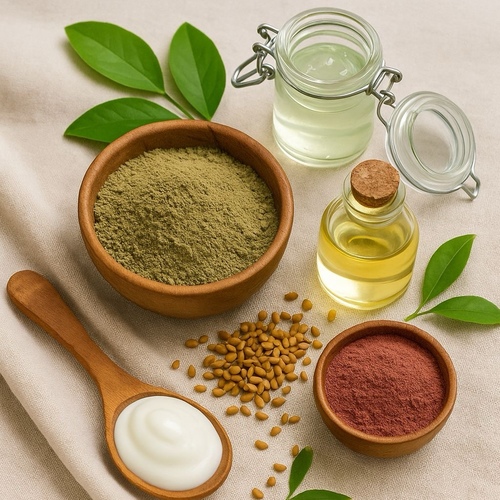 Natural Hair Treatment - In-Salon Subscription: Get 10 customized natural hair & scalp treatment sessions that include:
(Scalp treatment + red LED light therapy + hair treatment + scalp toner + head massage + treatment ampoule + scalp exfoliation … etc.)
Benefits of Natural Hair & Scalp Treatments
✨ 1. Deep nourishment for hair and scalp
Ingredients like fenugreek, sidr, rosemary, and aloe vera are rich in vitamins and minerals that strengthen the hair from the roots and improve overall hair health.
✨ 2. Strengthens follicles & reduces hair fall
Herbal blends stimulate blood circulation in the scalp, helping reinforce the roots and effectively reduce hair shedding.
✨ 3. Stimulates new hair growth & baby hair
Ingredients such as watercress, black garlic, and Ayurvedic herbs help awaken dormant follicles and support visible hair regrowth.
✨ 4. Deep hydration & smoothing
Coconut oil, shea butter, and raw honey help lock in moisture—leaving the hair softer, shinier, and easier to manage.
✨ 5. Repairs damage & minimizes split ends
Natural ingredients help restore weakened hair caused by coloring, heat styling, and harsh chemicals.
✨ 6. Clean ingredients — no harmful chemicals
Free from silicones, parabens, and sulfates—for long-term scalp and hair health.
✨ 7. Results improve with consistency
Each session builds on the previous one, creating long-lasting improvements in strength, growth, and overall hair condition.
✨ 8. Suitable for all hair types
Whether oily, dry, fine, damaged, or chemically treated—each treatment is customized based on individual hair and scalp needs.
📌 Note:
When purchasing the product, you will receive a voucher containing a unique code, which can be redeemed inside the salon only.📍sabah alsalem - block 2 - street 214☎️ 99136996 - 98807662