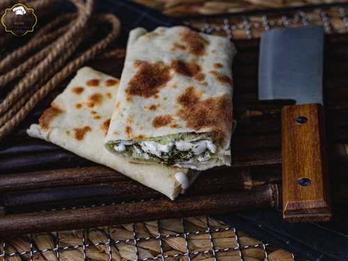 Labneh With zaatar Saj