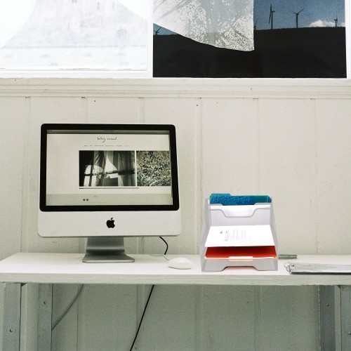 Paper Stand, Silver Color