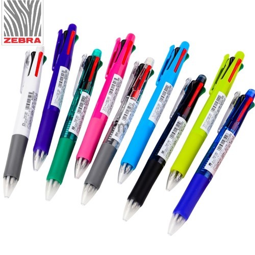 Zebra Clip-On 4 Color 0.7 mm Ballpoint Multi Pen + 0.5 mm Pencil