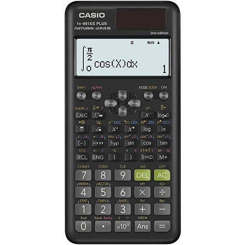 Casio Fx 991 Es Plus - About this itemRedesigned ES PLUS series calculators featuring easy-to-understand Natural Textbook Display, Non-Programmable Scientific Calculator with 417 Functions Stylish design but same function as Casio FX-991ESPLUS 1st edition, 10-digit mantissa + 2-digit exponential display Basic Trigonometrical & Statistics Functions, and many more functions Colour coded keypad for easy key differentiation, Simple and easy to use, Comes with new slide on hard case