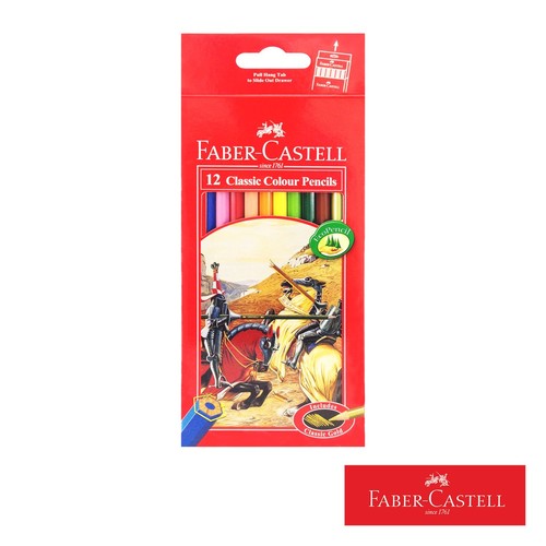 FABER-CASTELL 12 CLASSIC COLOUR PENCILS