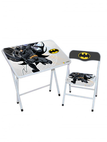 STUDY TABLE + CHAIR BATMAN DESIGN FOR KIDS