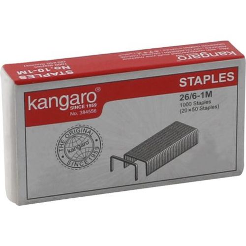 Kangaro  STAPLE NO 26/6-1M 10pc/Box