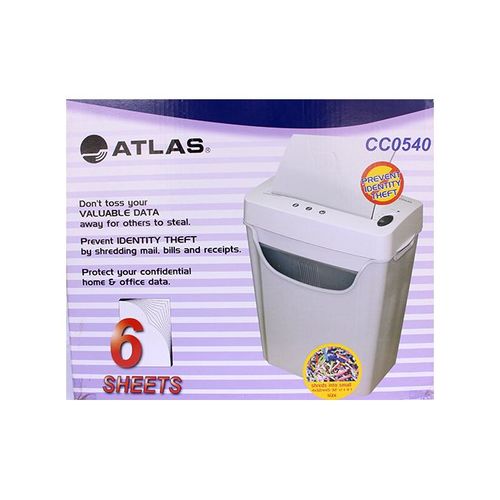 Atlas Paper Shredder - 6 Sheets Cc0540