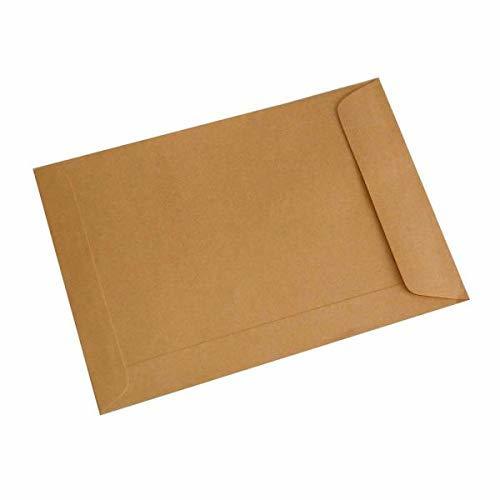 Plain Envelope with Peels Seal 50 Piece Per Packet - Brown colour