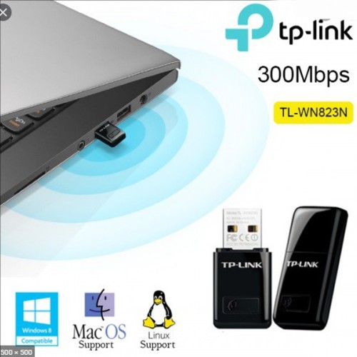 TP LINK 300Mbps WiFi USB Mini Adapter TL WN823N
