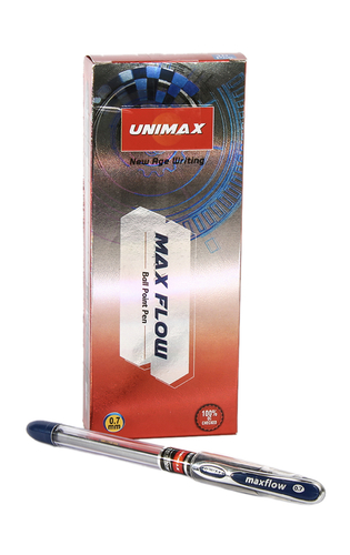 Unimax Maxflow Pen 0.7 mm, Pack of 12 .  Unimax