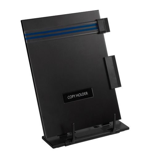 ‏Copy Holder with Adjustable Clip and Line Guide | 7 Adjustable Positions | Book Reader Stand for La