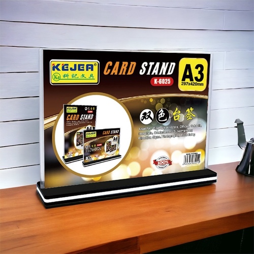 Card Stand A3 KEJEA black k-6025