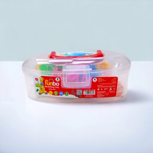 ‏Funbo 7 Color Play Dough Set 440g