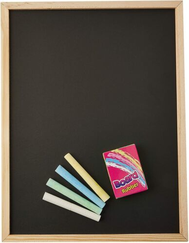 The Board Dudes Wood Style Framed Chalk Board 90x60