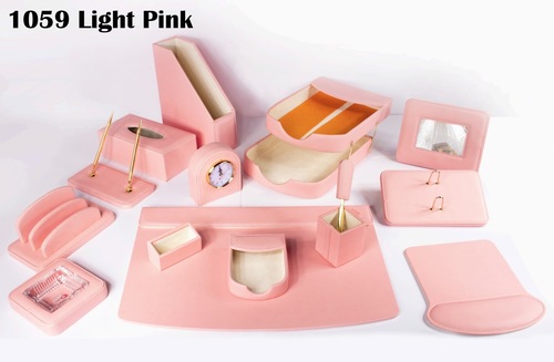 LIGHT PINK desk set x 14 - 1059 LIGHT PINK