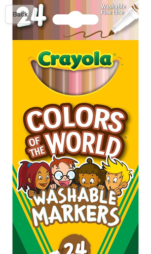 crayola colors of the world washable colors 24