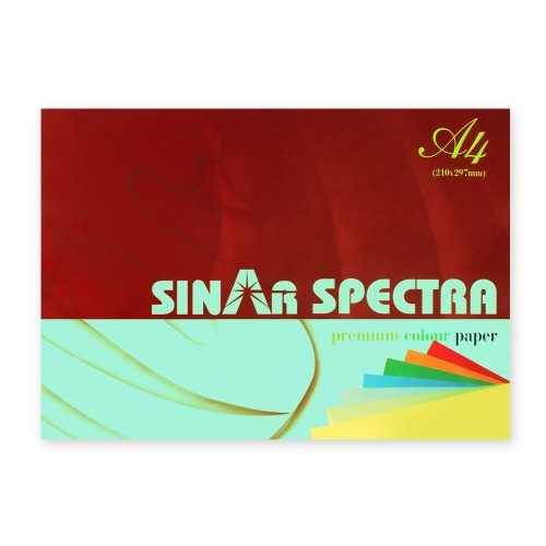 COPY PAPER SINAR SPECTRA A4 80GSM COLOR, 500 SHEETS PER REAM- Blue