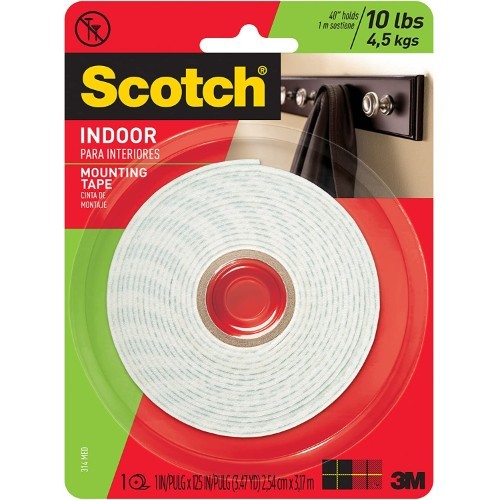 Scotch-Mount Indoor Double-Sided Mounting Tape