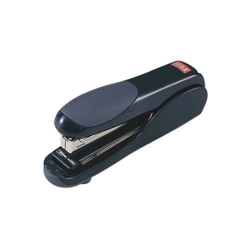 Max Flat-Clinch Black Standard Stapler with 30 Sheet Capacity (HD-50DFBK)