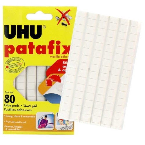 UHU , PATAFIX 80 PASTILLES ADHESIVES HECHTPADS