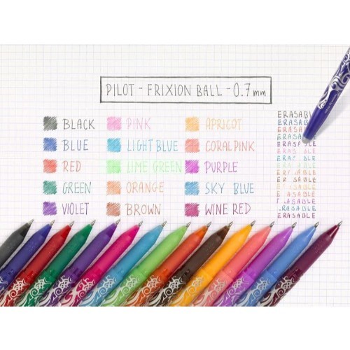 Pilot Frixion Fountain Pen - 0.7 mm Red
