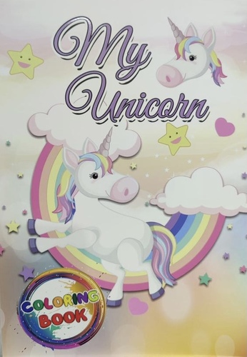 ‏Kids coloring book A4 - Various Characters