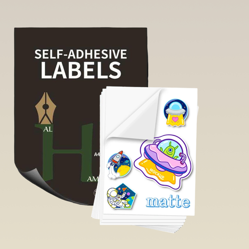 Alhammah Multi Purpose Labels White , 100 sheets , A4 Size