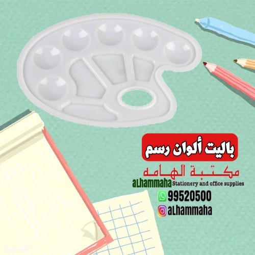 طبق بلاستيك صغير للألوان