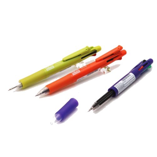 Zebra Clip-On 4 Color 0.7 mm Ballpoint Multi Pen + 0.5 mm Pencil