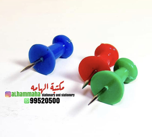 Colored Plastic Push Pins 50 pcs
