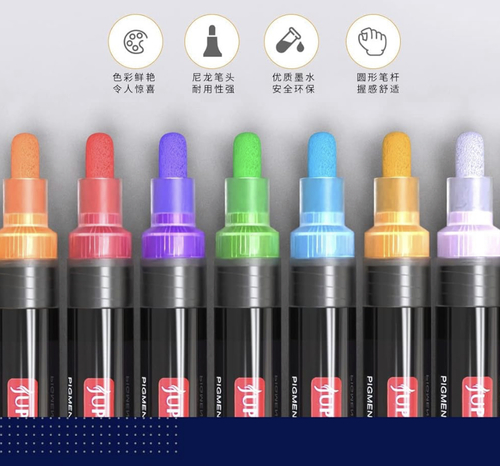 ‏Jubai Acrylic Marker Line 4mm 24 color
