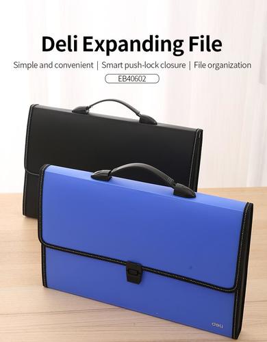 ‏Deli EB40602 Deli Expanding File ، 12 , size FC