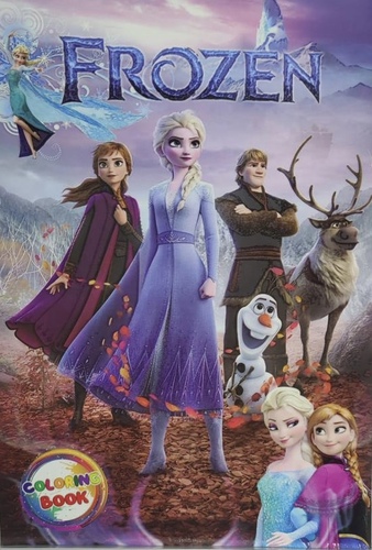 ‏Kids coloring book A4 - Various Characters