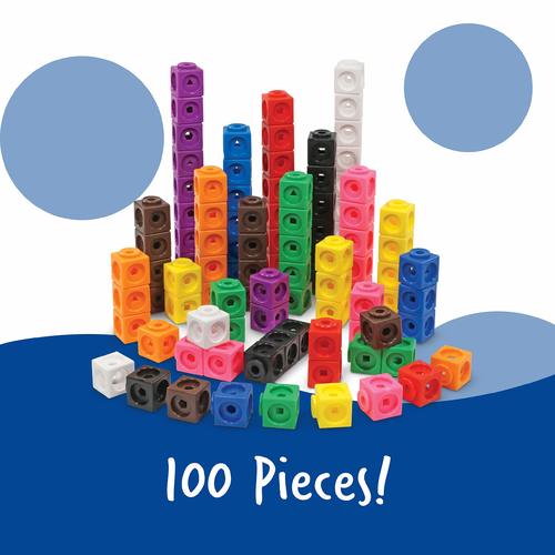 Educational Counting Toy, Math Blocks, Linking Cubes, Early Math Skills, Math Cubes Manipulatives, S