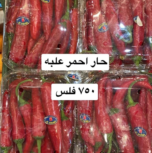 حار احمر علبه