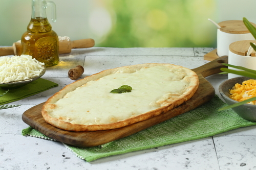 Cheese mushtah - The light lebanese mushtah open  dough With akkawi cheese