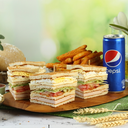 Original Club Combo meal - Original Club Sandwich + French Frise + Drink