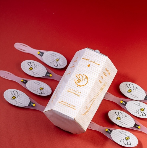 Kuwaiti Sidr Honey Spoons - 15 Spoons - A spoonful of pure natural Sidr honey from Almarai Special 
 Located throughout the State of Kuwait 
   Sidr honey is one of the finest types of honey in the world because it is extracted from the flowers of the Sidr tree, which is rich in its many benefits. 
 Original Sidr honey is characterized by the fragrant scent of Sidr. 
 We produce Sidr honey from our own beehives to ensure the extraction of the finest Kuwaiti Sidr honey