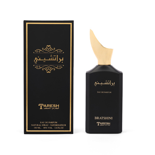 براتشيني - عطر تمتزج فيه الفخامه و العراقة يتكون من رائحة البخور الزكية ممزوج بدهن العود الهندى الفاخر و زخات من روح الورد الفواح و قليل من قطرات العنبر المعتق درجة الفوحان عالية لفتره طويله