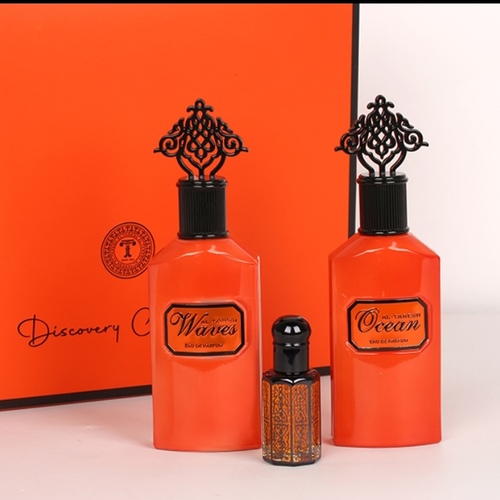 Discovery Collection - Ingredients of the two perfumes:

Ocean: vanilla, vetiver, cedar wood + musk with cinnamon and flowers


Waves: black grapes, rose, saffron, patchouli and amber



The size of the perfume is 100 ml

Add mixed oud tola