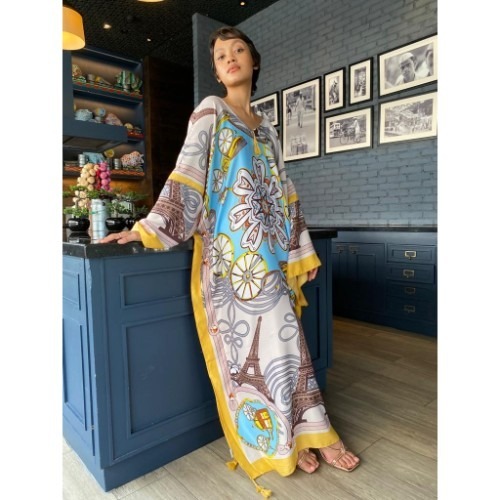 Lala Love Fashion Q8 - Kaftan 6 - Free size length 55 cm