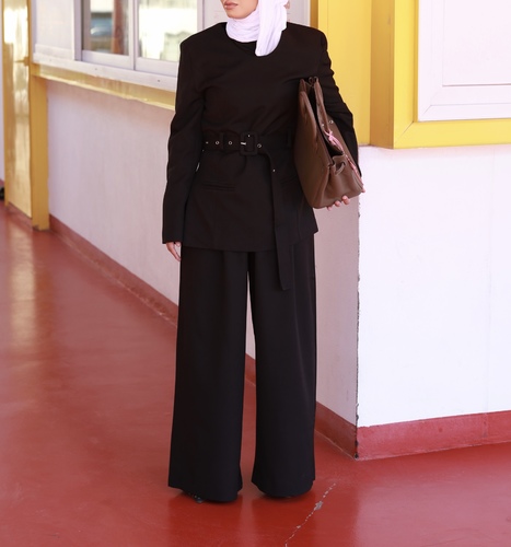 Black full set with belt