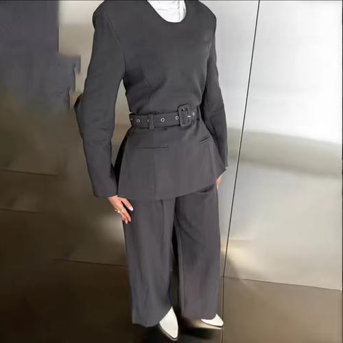 Grey full set with belt