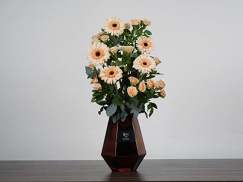 Oxi - Imported luxury vase Size 15/35 cm With a variety of luxurious flowers