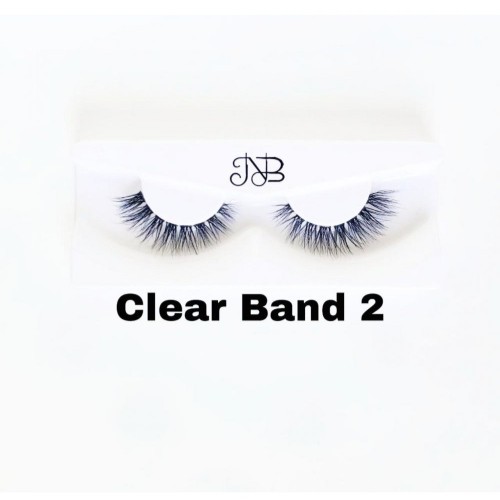 Lens Me - CLEAR BAND 2 - Mink light lashes with a transparent thread for lovers of natural appearance and suitable for day time use, suitable for all eyes