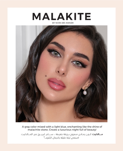 Malakite - Bright gray color tone make your eyes brilliant and vivid