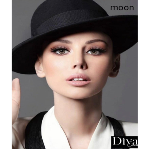 Diva Lense - Moon - SILKY GRAY MIXED WITH A DARK GRAY SHADE