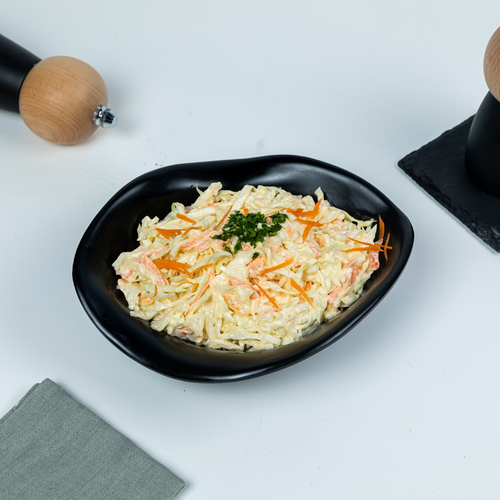 Caboria - Mayonnaise Salad - Fresh cabbage with grated carrots and mayonnaise