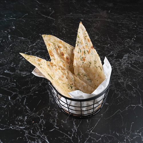 Garlic Naan - Topped With Chopped Garlic, Fresh Coriander