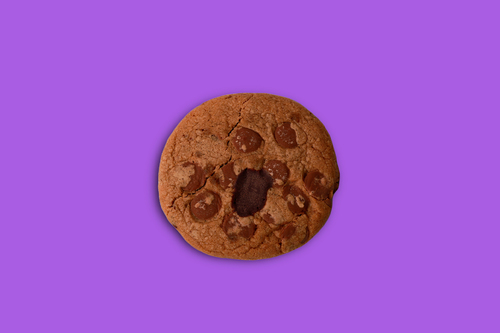 Chocolate-Chip Cookie - A piece of delicious chocolate-chip cookie.